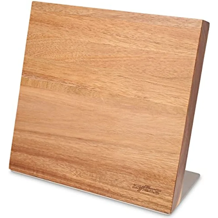 Zyliss E920281 Magnetischer Messerblock | Braun | Holz | Flexible Küchenmesseraufbewahrung magnetisch für einfache Verwendung | Nur Handwäsche | 5 Jahre Garantie