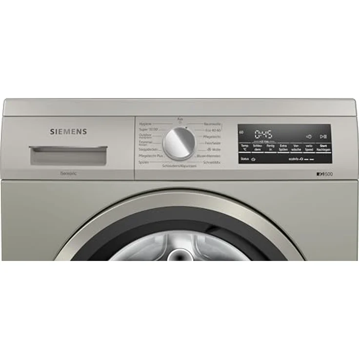 SIEMENS WU14UTS8, iQ500 Unterbau-Waschmaschine 9 kg, Antiflecken-System, smartFinish, speedPack L, waterPerfect Plus, Nachlegefunktion, Silber-Inox – Bild 3