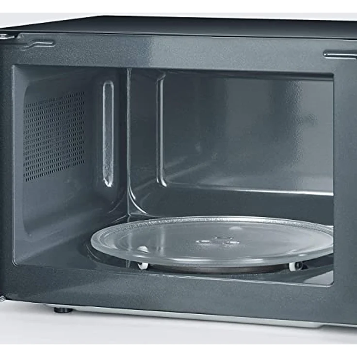 Severin MW 7750 2-in-1 Mikrowelle mit Grillfunktion, 800 Watt, inklusive Grillrost und Drehteller, Auftauen, Standgerät, schwarz – Bild 5