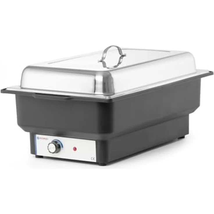 HENDI Chafing dish Tellano, Speisenwärmer, Buffetwärmer, Wärmebehälter, 9L, 230V, 900W, 573x348x(H)284mm, Edelstahl, Polypropylen – Bild 4