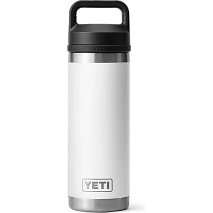 YETI Rambler Flasche Mit Chug-Verschluss, Edelstahl, weiß, 18 oz (532 ml), doppelwandige Vakuumisolierung, 100% leakproof, spülmaschinenfest – Bild 2