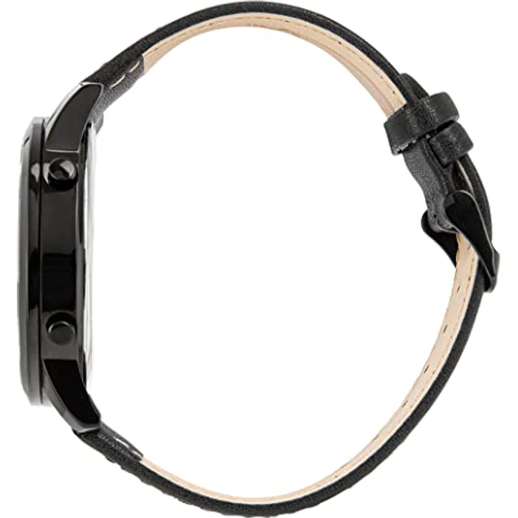 Zeit-Bar Funk-Armbanduhr Herren, hochwertiges Metallgehäuse, mit LCD-Digitalanzeigen, schwarz - Preisvergleich – Bild 3