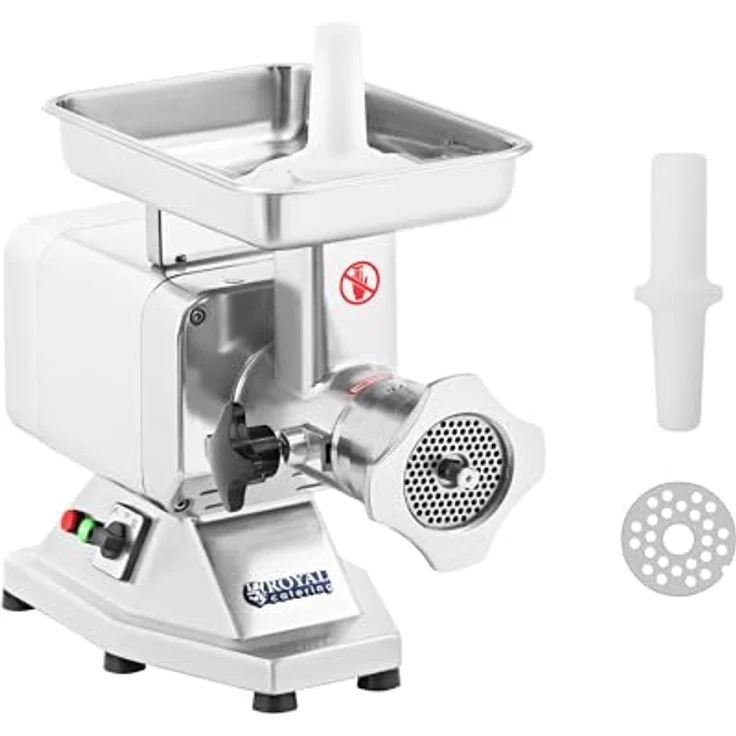 Royal Catering Fleischwolf RCFW 220EXPERT, Edelstahl, 1100 W, 330 kg/h – Bild 2