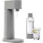 Mysoda Woody Grau Karbonisierungsmaschine einschließlich BPA-freie Wasserflasche, WD002F-MGE, Gray, One Size