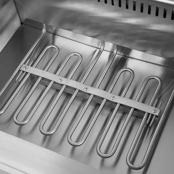 vertes Fritteuse FA1-FRT25-1T, 5000W, 50-250°C, Edelstahl, Kaltzonenprinzip, 25L Becken – Bild 4