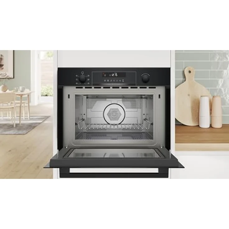 BOSCH Einbau-Mikrowelle CMA585GB1, Schwarz, Grill, Heißluft, 44 l – Bild 4