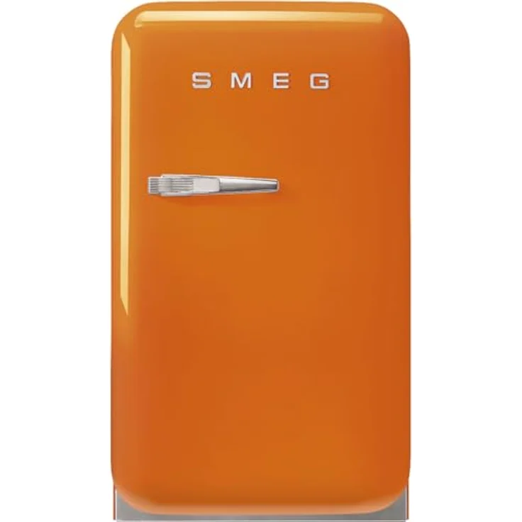 Smeg FAB5ROR6 Minikühlschrank orange, 34 Liter Nutzinhalt, energieeffizient, Geräuschklasse C, Klimaklasse SN-T – Bild 1