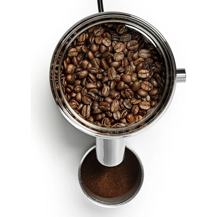 Aarke Kaffeemühle elektrisch – Edelstahl-Kaffeemühle mit 64-mm-Mahlscheiben, einstellbarem Mahlgrad, automatischer Dosierung & Speicherfunktion für Espresso, Filterkaffee & Cold Brew – Bild 5