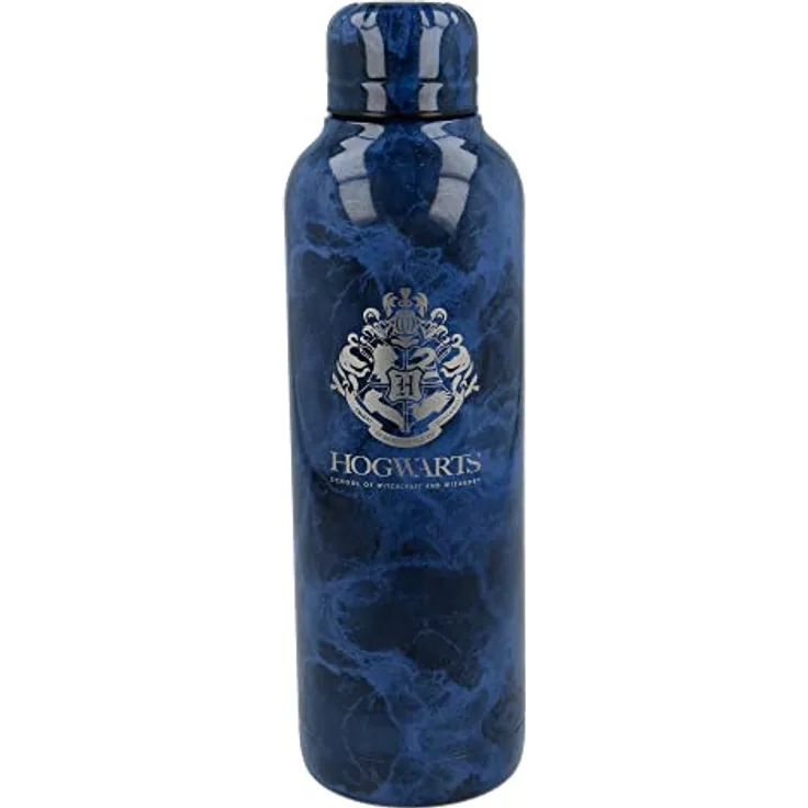 Stor Harry Potter Edelstahl-Wasserflasche, Doppelt isolierte Thermosflasche für 12 Stunden heiß und 18 Stunden kalt, BPA-frei, 515 ml