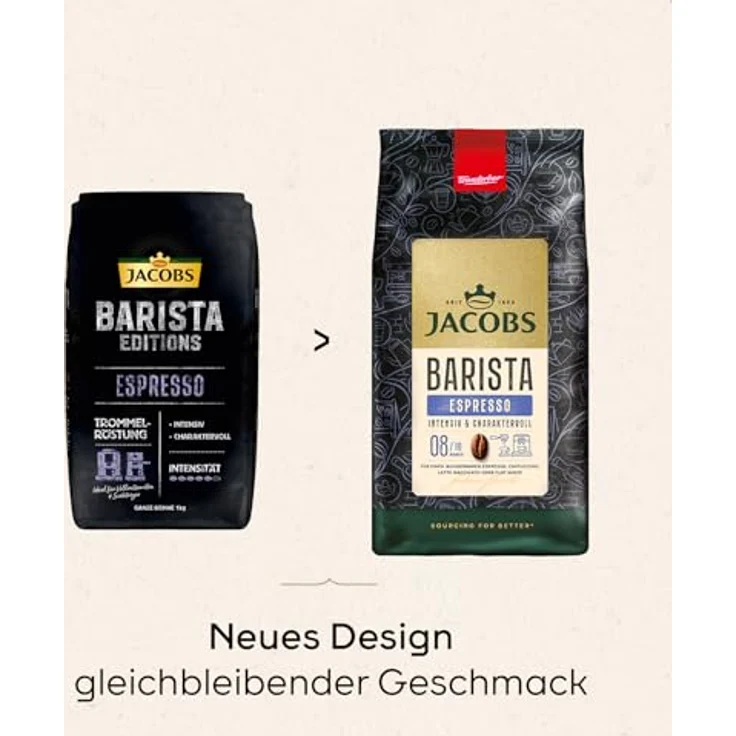 Jacobs Barista Editions Espresso ganze Bohne 1000g – Bild 3