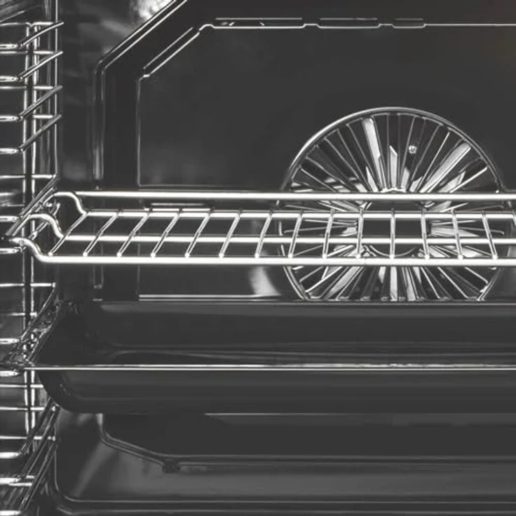 Oranier EBS900, schwarzer Einbau Backofen mit 80 Liter Garraumvolumen, 6 Funktionen und versenkbaren Knebeln – Bild 4