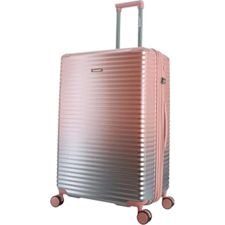 Saxoline Unisex Suitcase Elite, Koffer mit versenktem TSA-Schloss, erweiterbar, robustes ABS/PC-Material, doppelrollen und halb-aluminium Trolleysystem – Bild 2