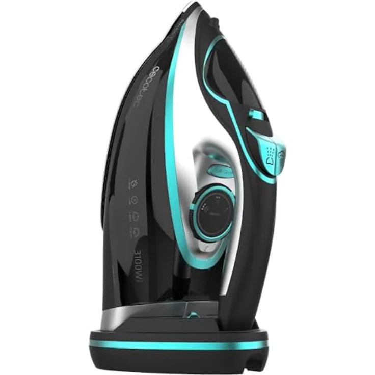 Cecotec IronHero 3100, Kabelloses Horizontalbügeleisen mit 3100 W, Power Steam Technologie, Dauerdampf 35g/min, Extra-Dampfstoß 190g, Turbo Slide Sohle, Auto Abschaltung, 90 Sekunden Autonomie – Bild 3