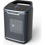 Rowenta SO9360 Heizlüfter, 2000 Watt, kompakt, Silber-Schwarz mit Keramikelement und Touch-Steuerung