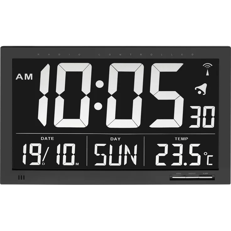 TFA, Wanduhr, Funk XXL (36.80 cm)