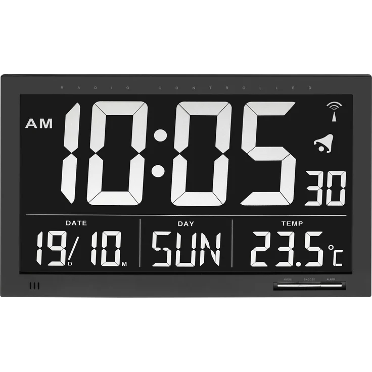 TFA, Wanduhr, Funk XXL (36.80 cm) – Bild 1