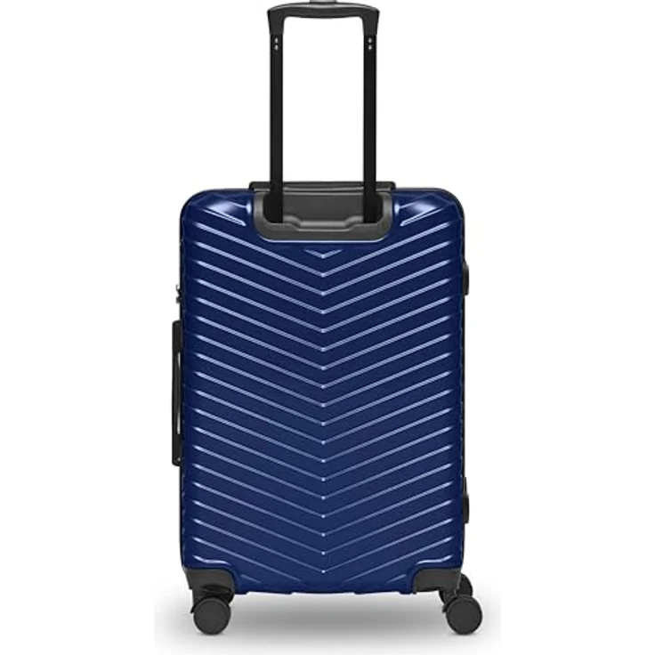 REDOLZ Ultraleicht Hartschalen Check-in Koffer | Mittelgroßer Trolley 43 x 28 x 66 cm | Leichtgewicht nur 3,4 kg | Dehnfalte 3 cm erweiterbar | 4 Doppelrollen & TSA-Schloss (Essentials 18) - Preisvergleich – Bild 3