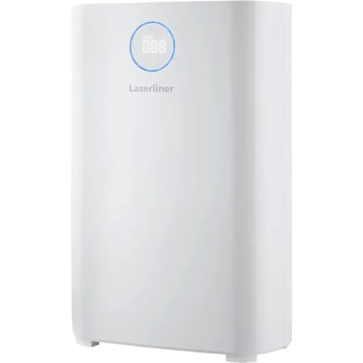 Laserliner AirBreeze 510UV, Luftreiniger für Räume bis 110m² mit Luftfeuchtigkeitsanzeige, Weiss