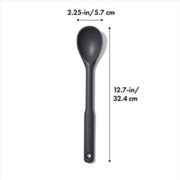 OXO Good Grips Silicone Spoon Silikonlöffel, 719812689722, Peppercorn, us:one size – Bild 3