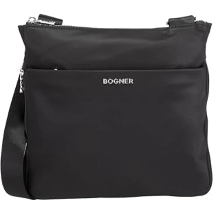 Bogner Klosters Serena Shoulderbag LVZ, Handtasche mit Metallreißverschluss, Schwarz – Bild 1