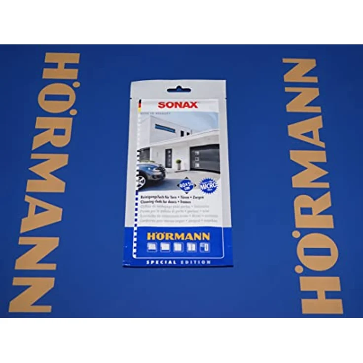 Hörmann Sonax Reinigungstuch, Mikrofasertuch mit Reinigungsmittel, 40x50 cm, streifenfreie Reinigung, weiß – Bild 4