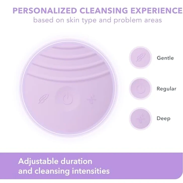 Foreo LUNA 4 Sensitive Skin, Gesichtsreinigungs- und Massagegerät mit T-Sonic-Pulsationen, ultrahygienisches Silikon, 600 Anwendungen pro Ladung, Travel-Lock-Funktion – Bild 6