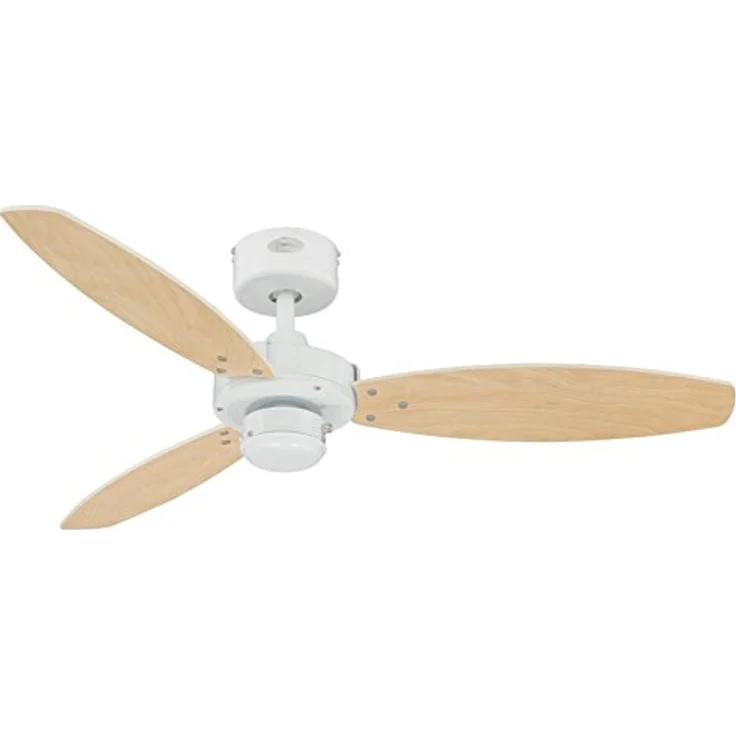 Westinghouse Lighting Jet II Deckenventilator, 105 cm Durchmesser, Wendeflügel mit Zugschalter, weiß | hellem Ahorn 7826140 – Bild 2