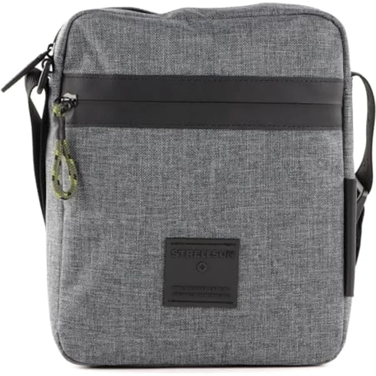 Strellson Bodybag Northwood 2.0 Marcus, Crossbody Bag aus pflegeleichtem Nylon, sportliches Design, grau, 20 x 5.5 x 24 cm – Bild 1