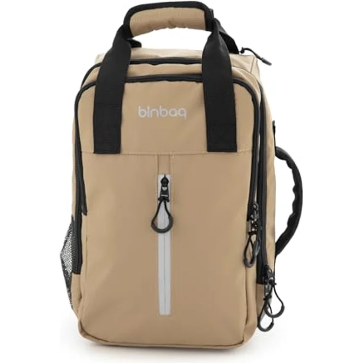 Hauptstadtkoffer Blnbag M7 Underseat-Trolley 40×20×25 cm, wasserfest, max 20L, leicht, 2 Rollen, gepolstertes Laptopfach, Champagner – Bild 2