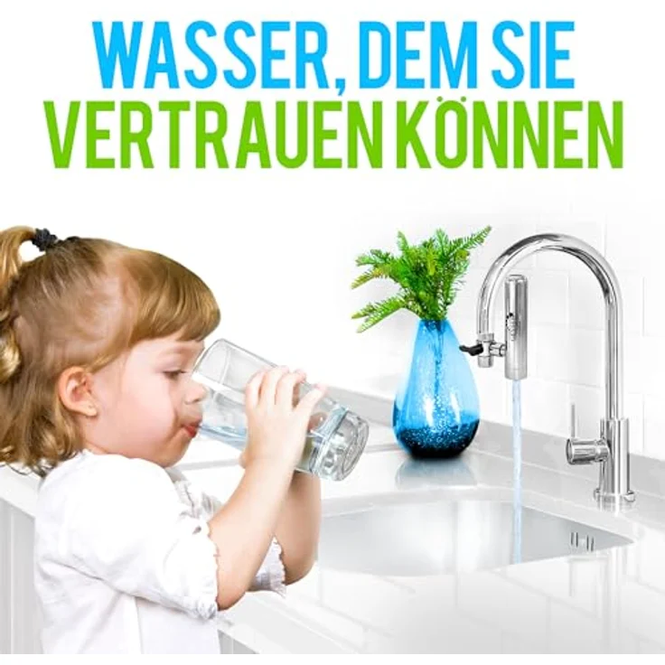 GEYSER EURO Filterkartusche für Wasserhahnfilter, 3 Monate, reduziert Kalk & Chlor, verbesserter Geschmack – Bild 4