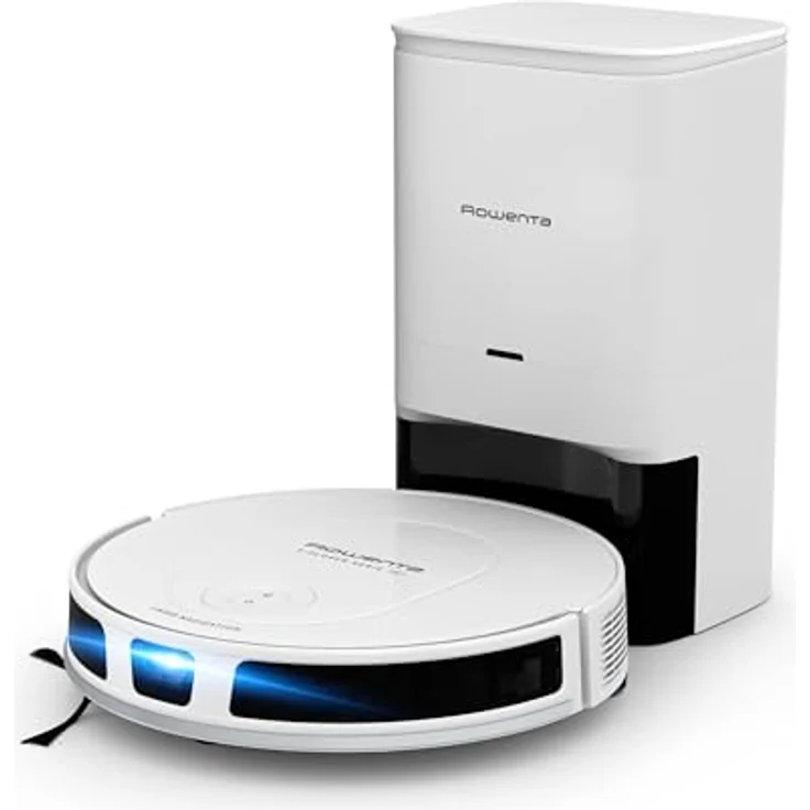 Rowenta Saugroboter RR8497, schlankes Design, Smart Aqua Power System, Hindernisüberwindung bis 1,8 cm - schwarz – Bild 1