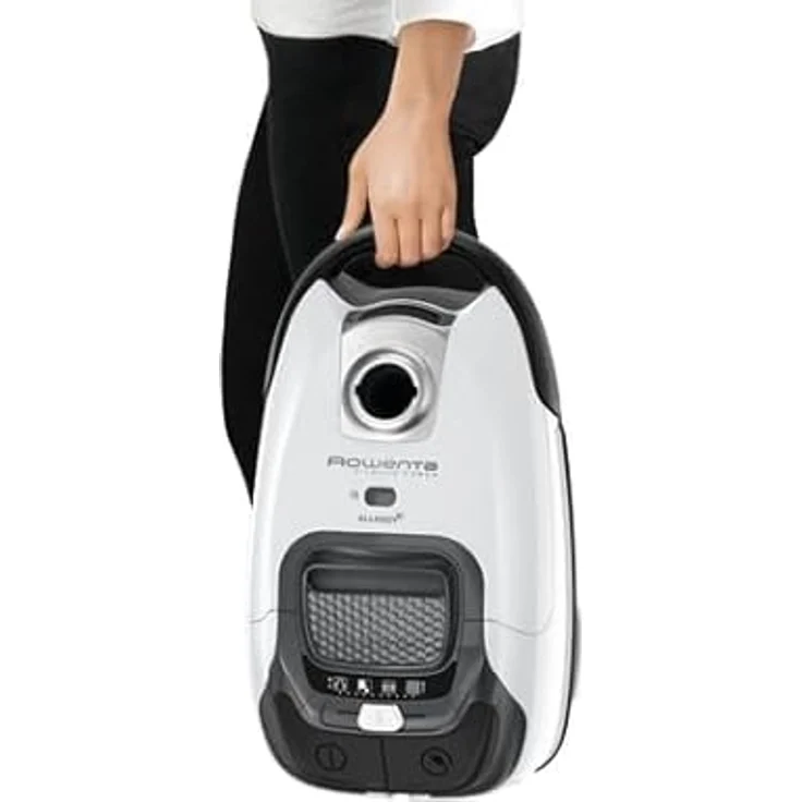 Rowenta Silence Force RO7457 Bodenstaubsauger mit Beutel, 400 Watt, 11 m Aktionsradius, weiß – Bild 8