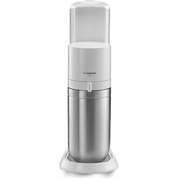 SodaStream Wassersprudler Duo White Megapack mit 4 Flaschen und 1 Zylinder, Weiß, 2270181 – Bild 2