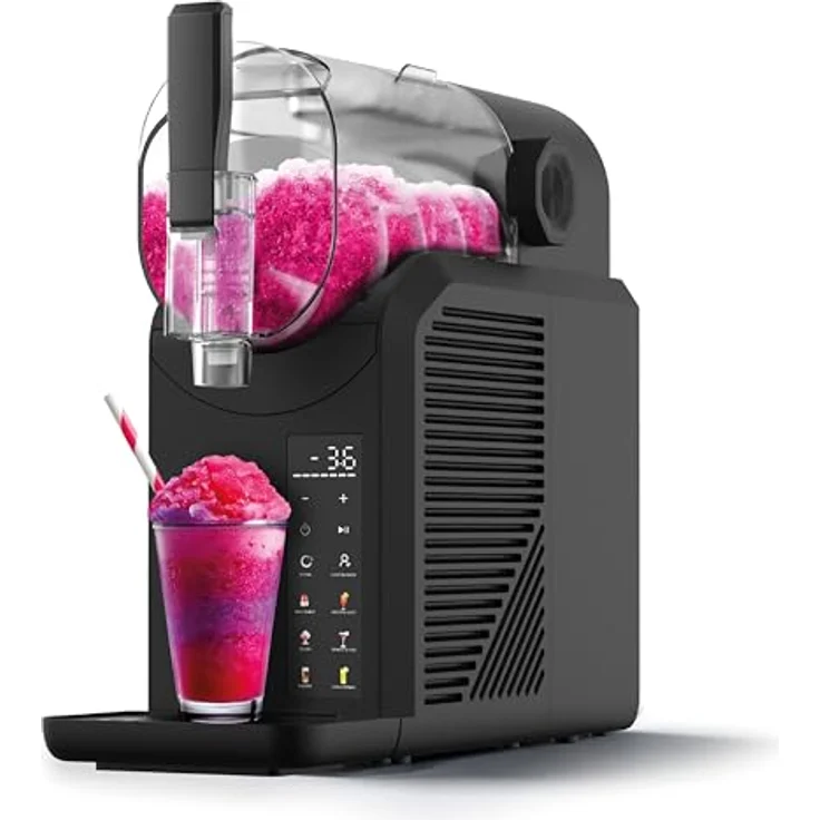 SEGER SuperSlush 2L, 7-in-1 Slush Maschine mit 7 Programmen, Selbstreinigung und InstantFreeze-Technologie in 15 Minuten für Slushies, Cocktails, Milchshakes und mehr – Bild 1