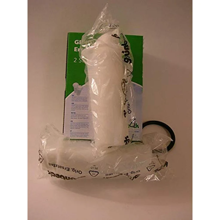 GRÜNBECK GENO-EFK 80 µm Filterkerzen Größe 1, Set aus 2 auswechselbaren Ersatzfiltern mit Schutzglocke für zuverlässige Trinkwasserfiltration – Bild 4