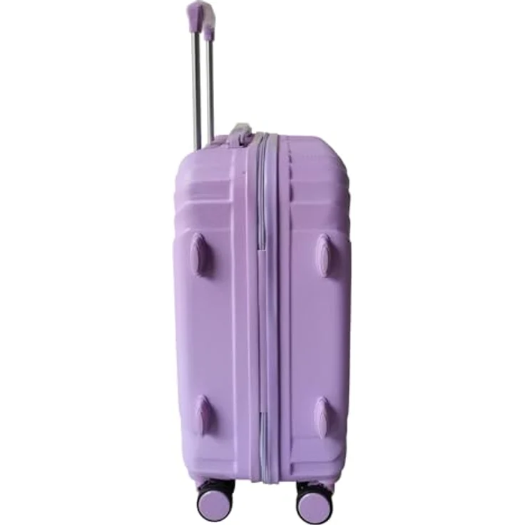 NTK-Collection Mabell, Hartschalenkoffer 2er-Set in Lila und Violett, mit 80 l Volumen, Teleskopgriff und integrierten Zahlenschloss – Bild 3