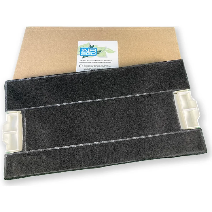AIR2GO Aktivkohlefilter als Ersatz für Gaggenau 434229 / 00434229 Dunstabzugshauben - Filtergeometrie: 386x196x28 mm