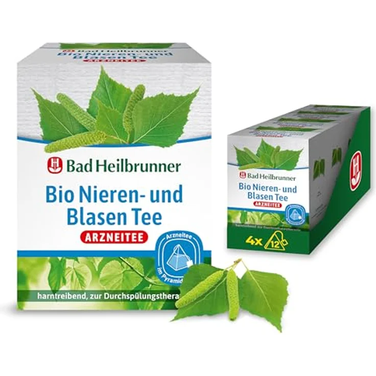 Bad Heilbrunner Bio Nieren- und Blasentee - Pyramidenbeutel – Bild 2