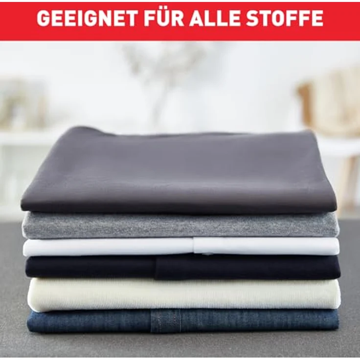 Tefal SV8055 Express Anti-Calc Dampfbügelstation, 2800 Watt, Dampfstoß 450 g-Min., Dauerdampf 120 g-Min., Anti-Kalk-Kollektor, Durilium AirGlide AutoClean Bügelsohle, Schwarz-Weiß – Bild 2