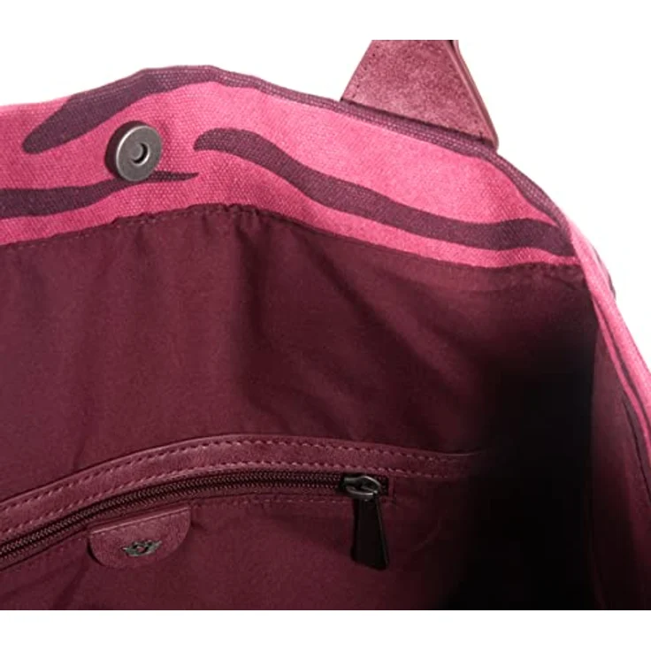 Fritzi aus Preußen Izzy Canvas Shopper Tasche, 45 cm, 100% Baumwolle, lila – Bild 5