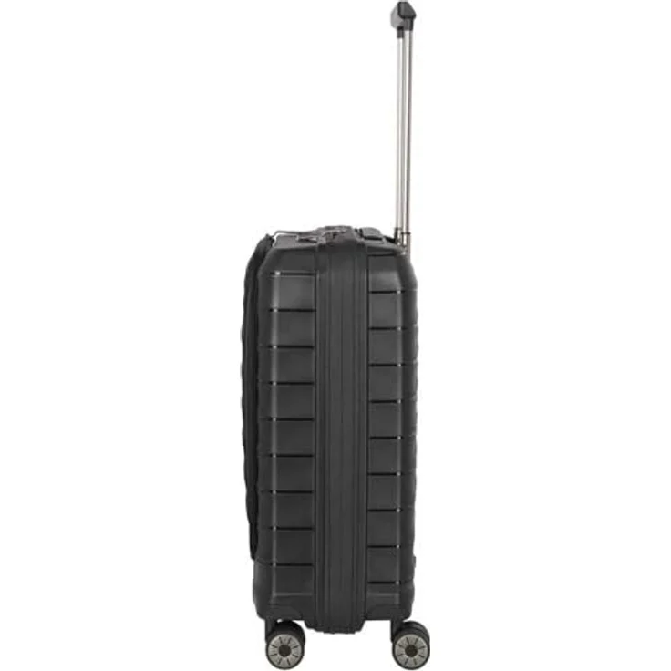 Travelite MOOBY 4-Rad Hartschalen Handgepäck Koffer schwarz, 44 Liter, recyceltes Material, TSA Schloss, 55 x 40 x 23 cm, 2,9 kg – Bild 5