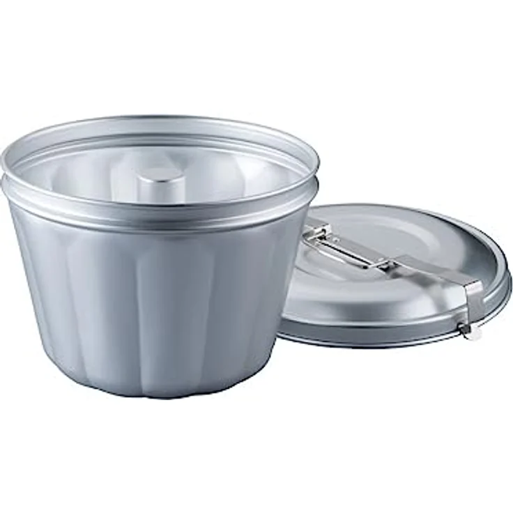 Dr. Oetker Wasserbadform Aluminium Ø 21 cm, Backform für Gugelhupf aus Stahlblech, Puddingform für eindrucksvolle Kreationen, hochwertige Backform (Füllvolumen: 2,5 Liter), Menge: 1 Stück – Bild 2