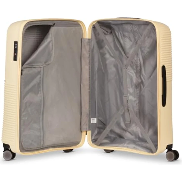 Worldpack San Francisco 4 Rollen Kofferset 3-teilig, Gelb, (103 l, XL) – Bild 2