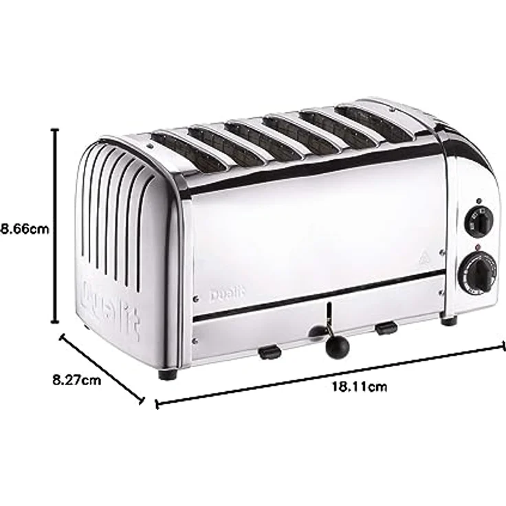 Dualit Toaster 60144 Chrom 6 Schlitze – Bild 12