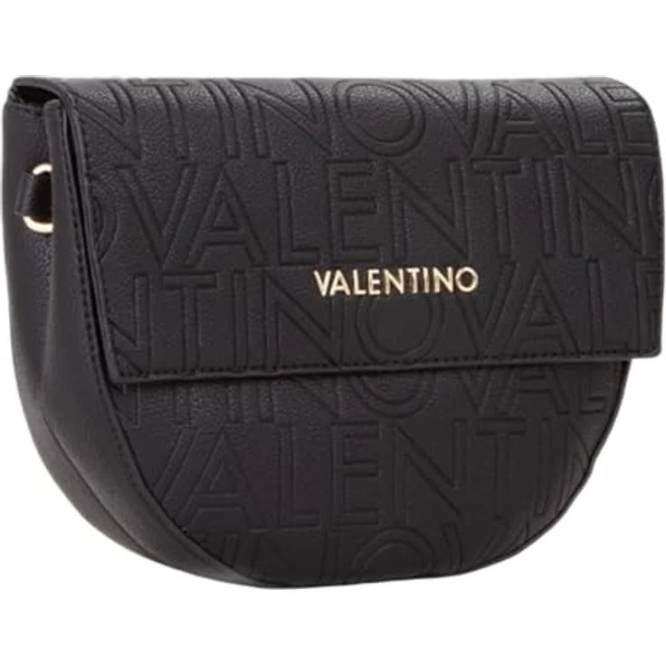 "VALENTINO BAGS Umhängetasche Pansy - Allover-Logodruck, geräumiges Hauptfach, abnehmbarer Schultergurt - 24 cm, schwarz" – Bild 3