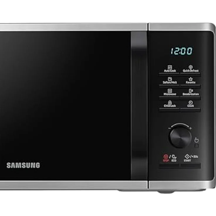 Samsung MICROGOLFOVEN MS23B3515ASEN, Solo-Mikrowelle mit 23 l Innenkapazität, Grau, Schwarz – Bild 9