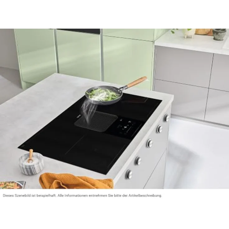 Berbel Downline Advance BKA 83 DLA Kochfeldabzug Induktion Mattschwarz, Umluft-Set permalyt® DL BUR, flächenbündig mit Timer-Funktion, 4 Kochzonen – Bild 5