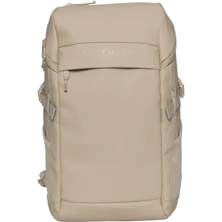 Beckmann Norway Street FLX Freizeitrucksack, ergonomisches Design, 35 Liter erweiterbar, wasserabweisend, für Laptop bis 16 Zoll, schwarz