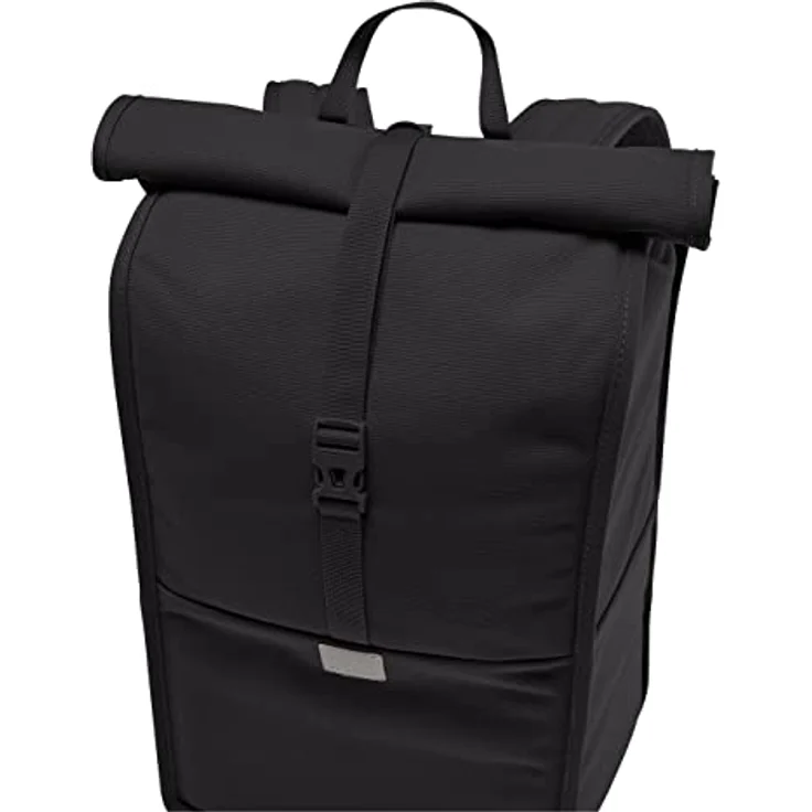 VAUDE Coreway Rolltop 20, Freizeitrucksack mit 15,6 Zoll Laptopfach, gepolsterten Schulterriemen, Schwarz – Bild 8