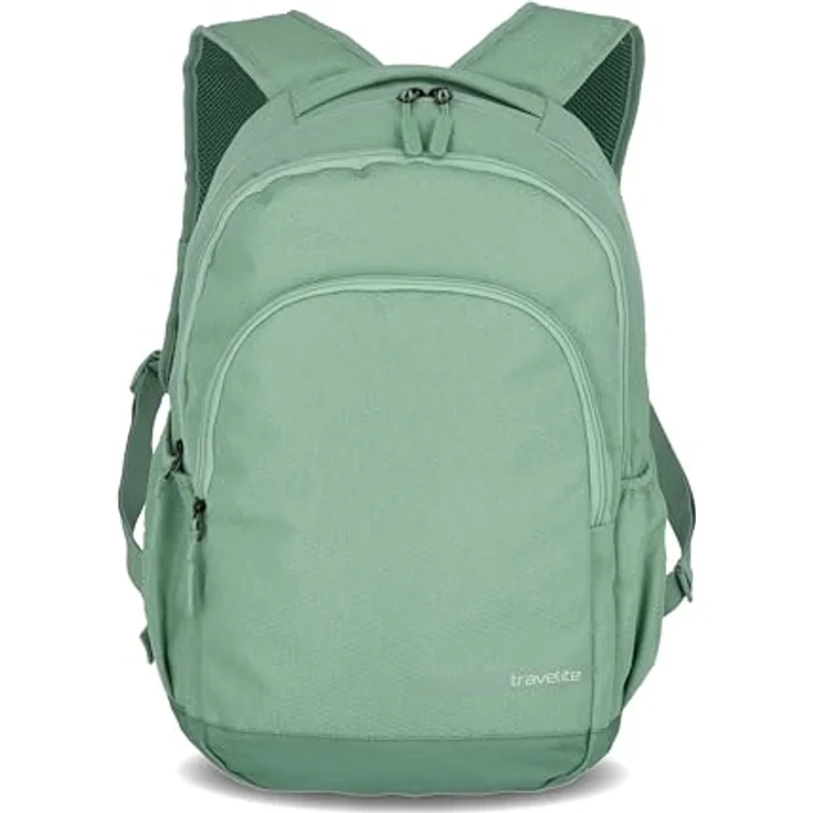 Travelite Kick Off Rucksack 45 cm mit Laptopfach, salbeigrün, 100% Polyester, 31 cm x 16 cm x 45 cm – Bild 1